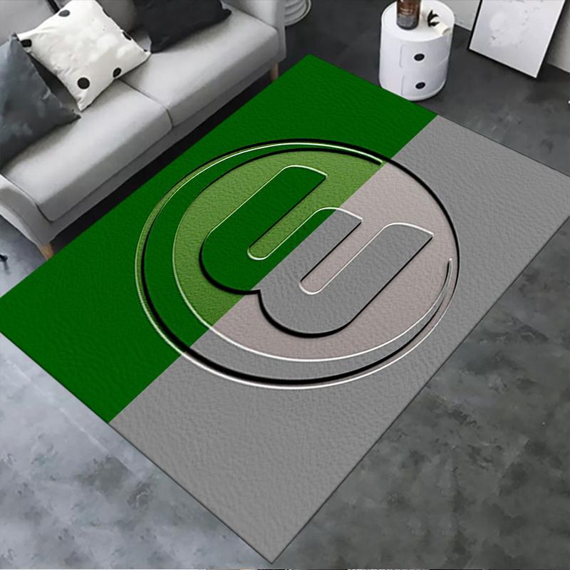 Nuovo Tappeto VfL Wolfsburg 2025 per Soggiorno Camera da Letto Casa Decorazione Divano, Tappetino Antiscivolo per Giochi Bambini 101