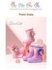 Sanrio Kids' Lightweight, Non-slip, Wear-resistant Cute Rain Boots for Girls and Toddlers