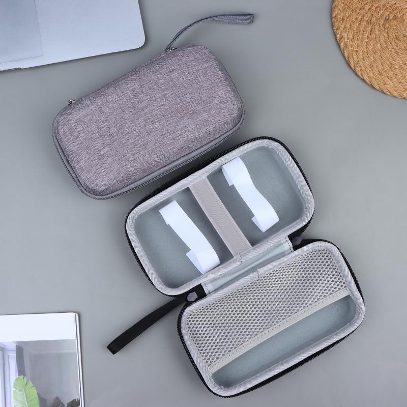 1 Pcs Blood Glucose Meter Storage Bag Diabetes Testing Kit Case With Zipper For Office Travel Health Monitoring Organizer