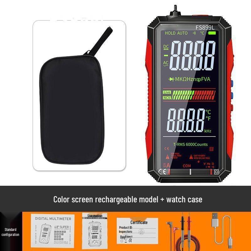 4-Side Magnetic Digital Inclinometer with Laser and Electronic Angle Ruler
