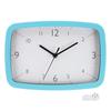 PATIKIL 11-inch Rectangular Wall Clock, Silent, Modern Quartz Movement, Decorative for Office, Bedroom, Living Room, Library, Blue