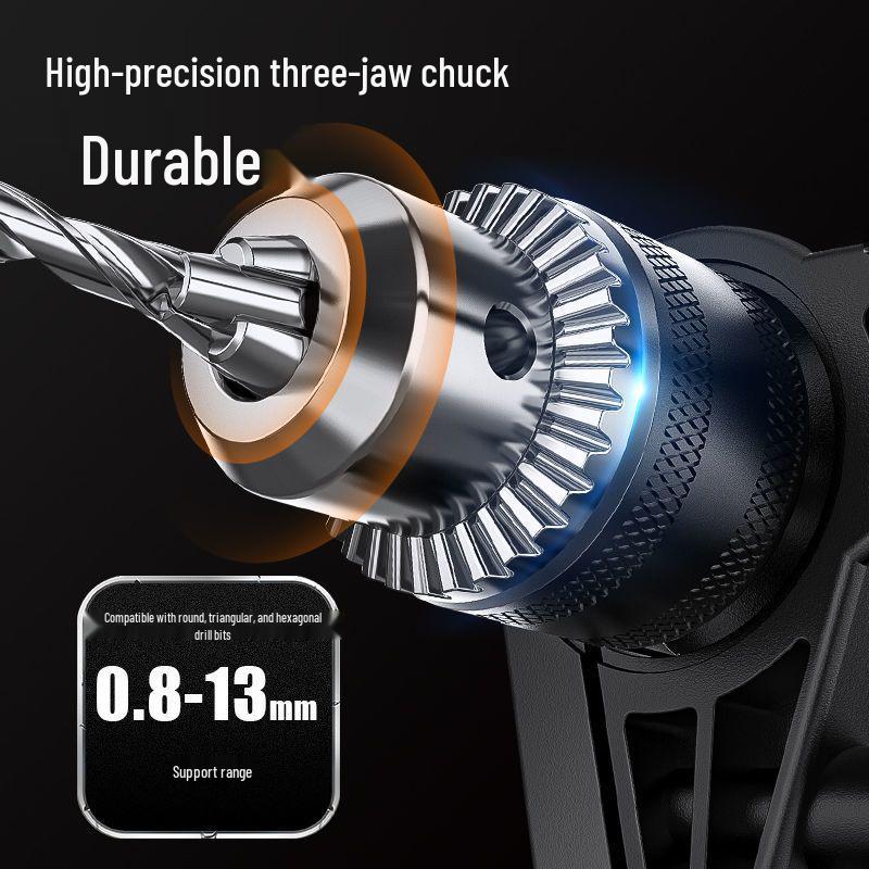Multi-Functional Electric Impact Drill Set for Wall and Household Use
