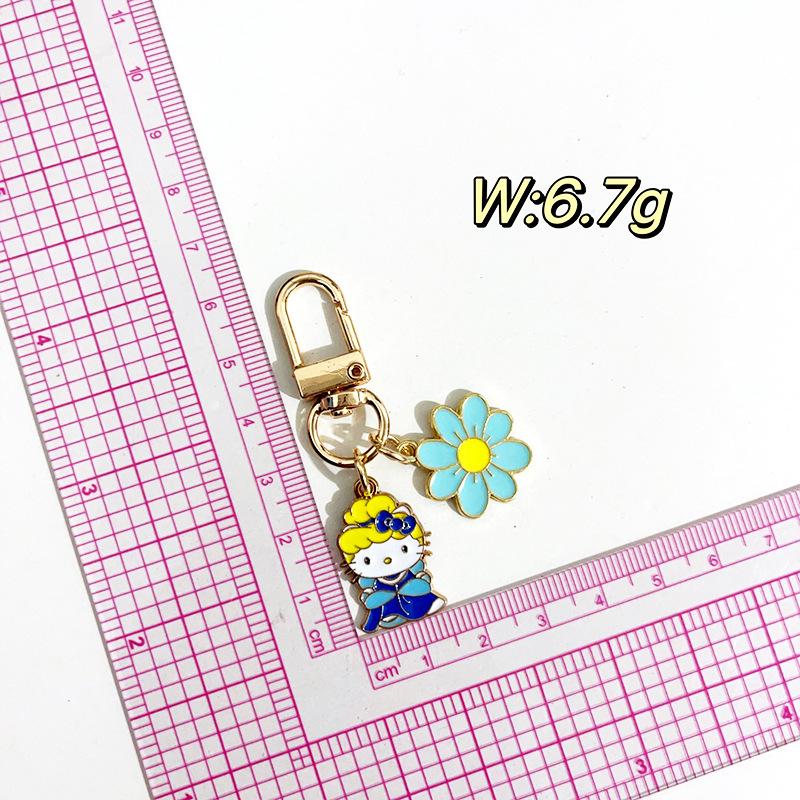 Hello Kitty Mermaid Keychain Cat Backpack Charm Pendant - Cute Student Accessory and Small Gift