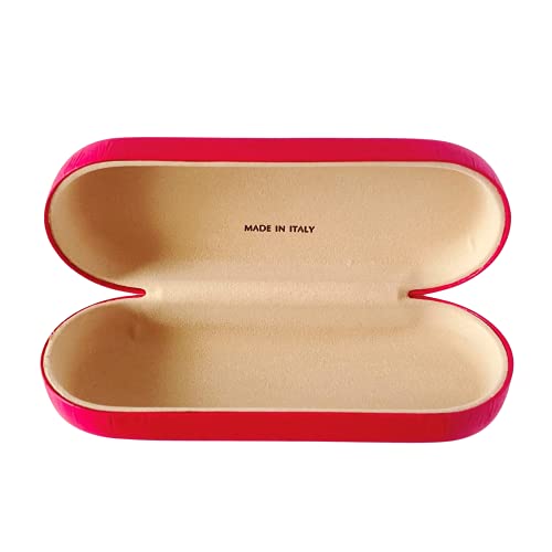 G.Barsanti&Figli Barsanti Brillenetui, Stilvoll, Groß, Hergestellt in Italien (Rose)