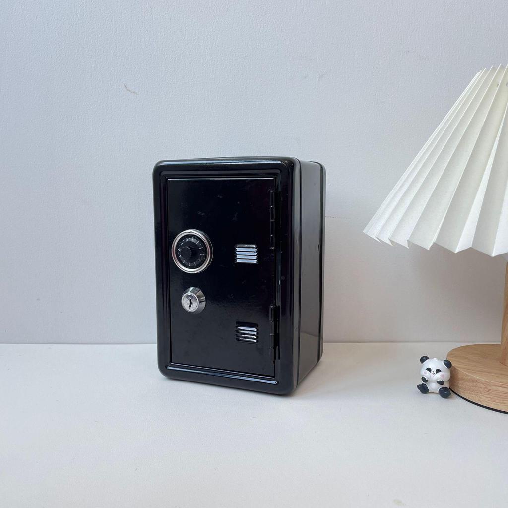 Creative Children's Coin-Operated Mini Safe Piggy Bank Cash Savings Box