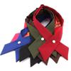 Hot Selling Ladies Cross Bow Tie Collar Black Red Blue Pink Bowtie for Women