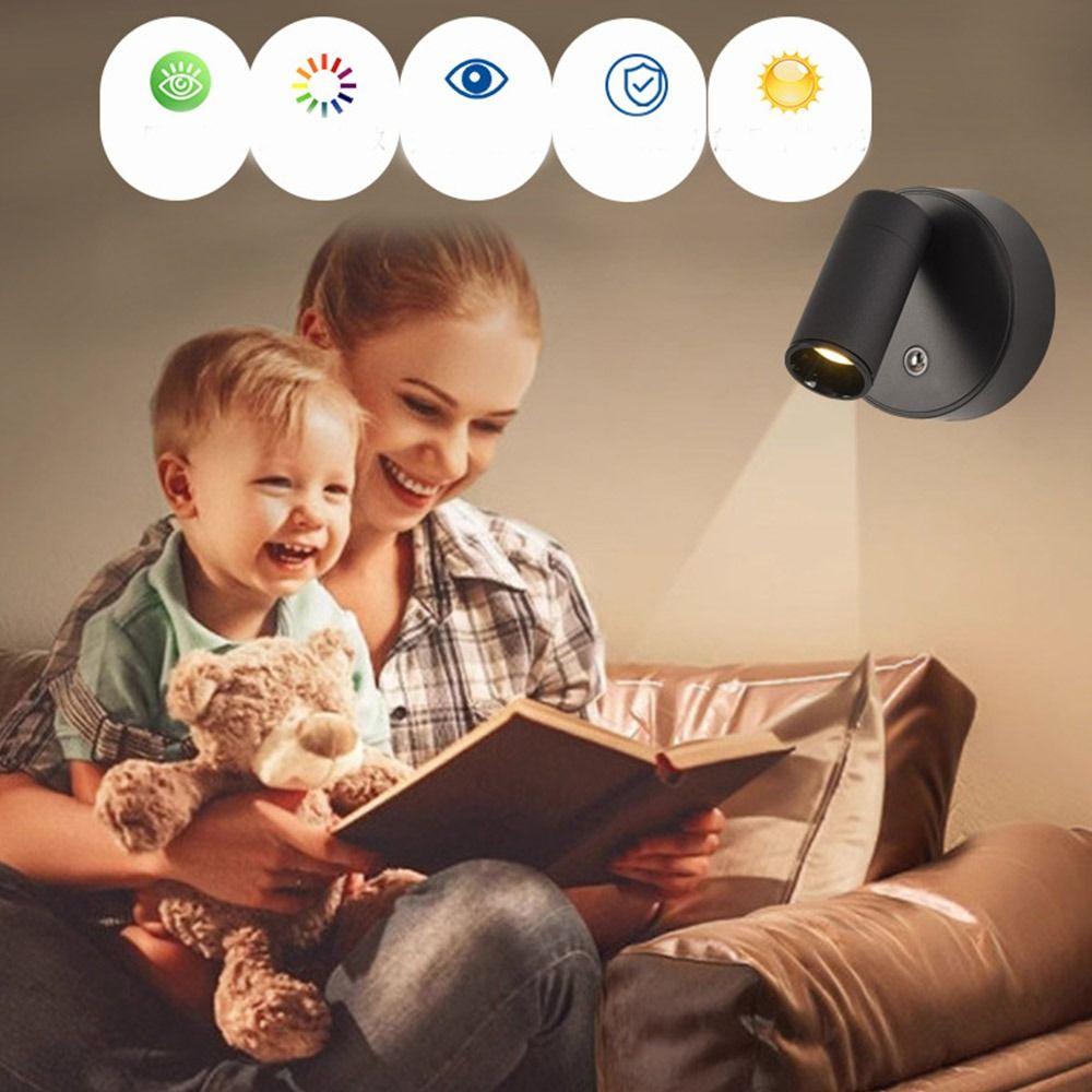 

Magnetic Cabinet Spotlight Wall Mounted Wall Lamp Portable LED Wall Light Night Lamp