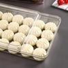 Dumpling Storage Box Single-Layer Transparent Refrigerator Dumpling Fresh Keeping Container Home Kitchen Food Sealed Storage Box