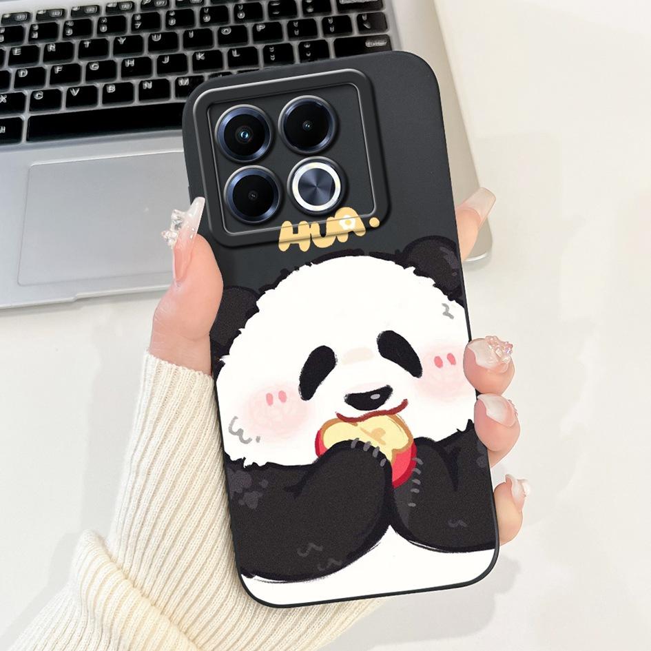 For Infinix Note 40 5G Case Cartoon Rabbit Flower Anti Slip Bumper Soft Silicone Cover For Infinix Note40 X6852 X6851 Phone Case