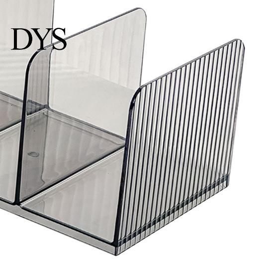 Heavy Duty Desktop Book Holder Clear Acrylic Bookends, Stable Non Slip Organizer, Document Storage Solution File Holder, for Office Home Ad