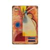 Wassily Metal Signs Kandinsky Geometric Wall Art Posters Decor Modern Abstract Style Tin Signs Picture for Bar Living Room