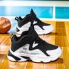 2024 Autumn Boys' Waterproof Leather Basketball Shoes - Wear-resistant Sports Sneakers for Medium and Large Children
