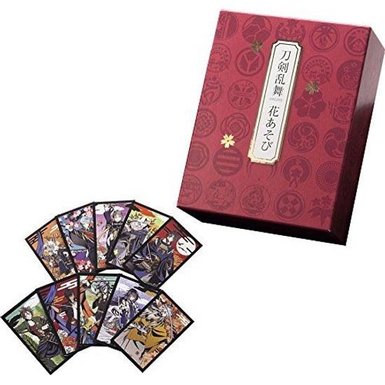 Yanoman Made Japan Hanafuda Touken Ranbu -ONLINE- Hana Asobi Danshi Character 48 Cards Featuring Kachou Fuugetsu Illustrations