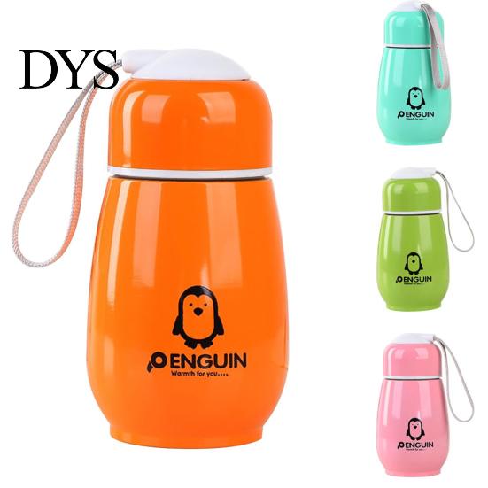 Water Bottle 300ML Vacuum Cup Food Grade Good Thermal Insulation Effect Stainless Steel Penguin for Home