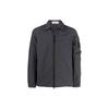 Ss22 Solid Color Zip Closure Lightweight Logo Jacket Men Jacket Charcoal 761510502-V0065