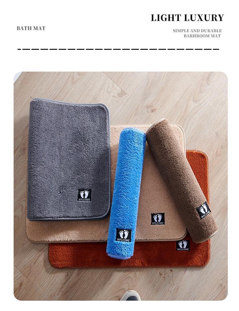 Non-Slip Absorbent Bathroom and Kitchen Mat