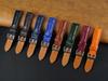 22mm Crocodile Watch Quick Replacement Crocodile Leather Watch Band with Wrist Handmade [vietnamcreations] Wine-colored Strap, Release, Buckle,