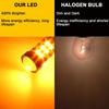 GLOFE LED Front/Rear Turn Signal Light Bulb 3157 LED Bulb Amber Yellow 400% Bright