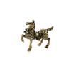 Copper War Horse Figurines Miniatures Lucky Feng Shui Home Decorations Crafts Accessories Desktop Ornaments Brass Tea Pets