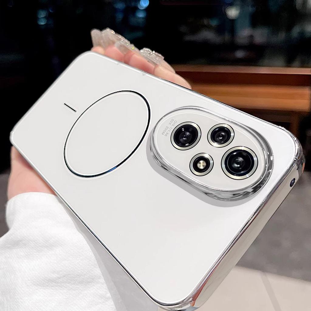 Case For Honor 200 200 Pro 400 Magnetic Phone Case Matte Shockproof Full Cover with Lens Film Silicone Protective Shell