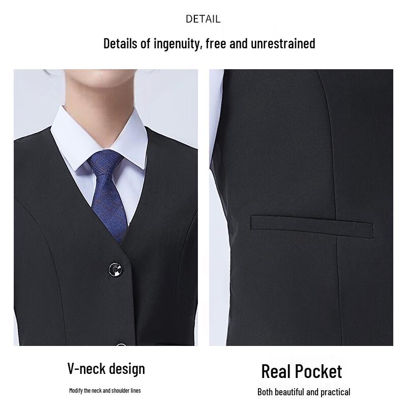 Terluoman Women's Business Suit Vest