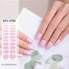 Semi Cured Gels Nails Stickers Nails Polish Strips Korean Style Gels Nails Strips Nails Art Decortions for Party