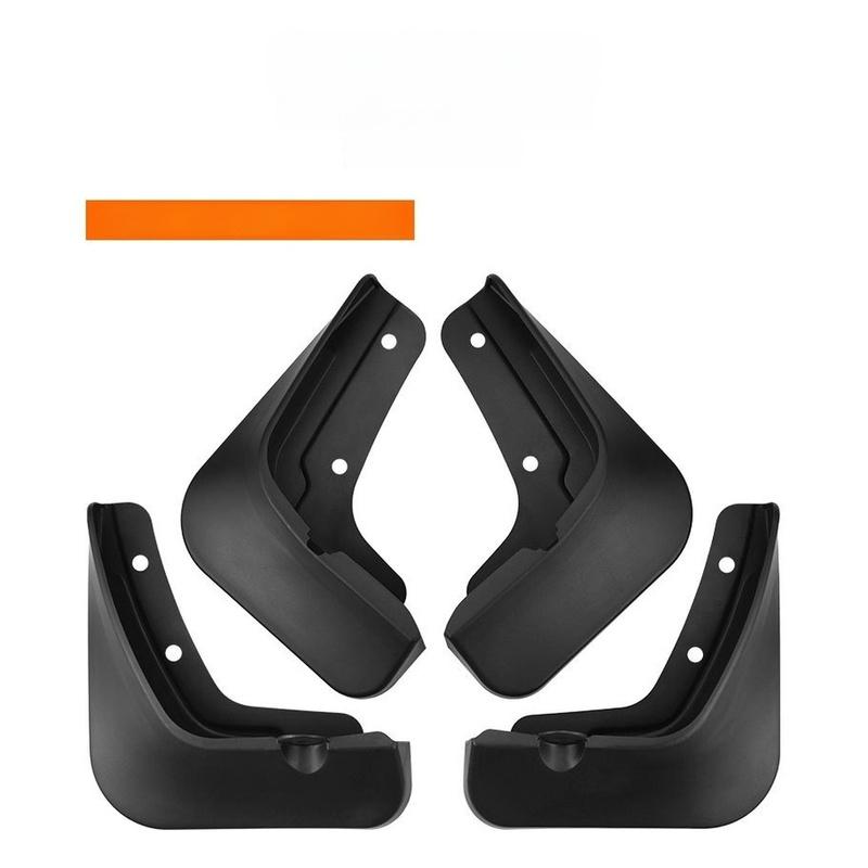 For Kia PV5 2025-2027 Compatible ABS Mud Flaps Black Tire Mudguards Front Rear Wheel Guard Set 220x190mm 205x200mm