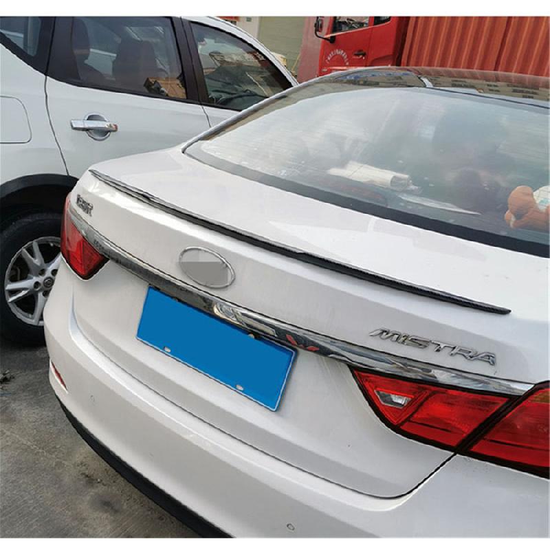 39" Glossy Black Pu Car Rear Roof Lip Trunk Spoiler Wing Lid Tail Sticker Trim