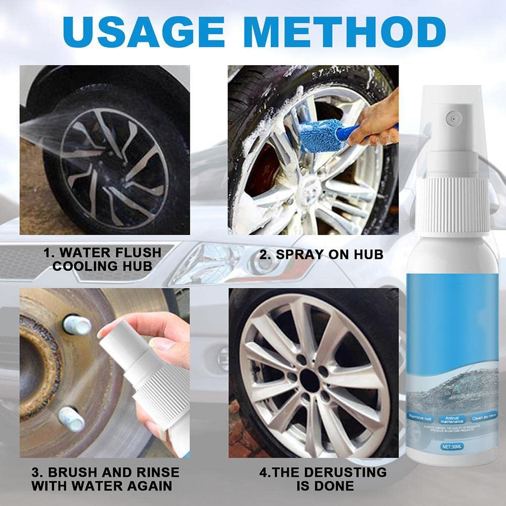 Metal Remover, Remover,Dirt Remover Stain Remover for Car Maintenance Cleaning Iron Powder Sponge and Cleaning Cloth (#1)