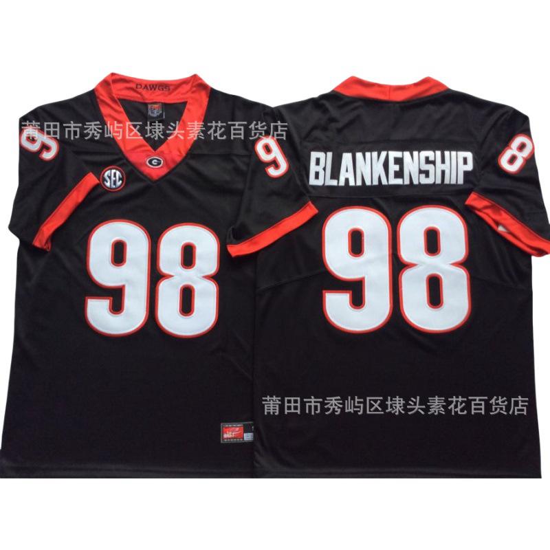 NCAA College Football Jersey Bulldogs Georgia Bulldogs Embroidery Spot Custom