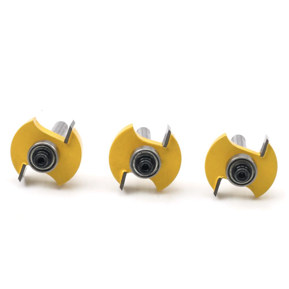 35-Piece Woodworking Milling Cutter Set, Trimmer Woodworking Milling Cutter, Cutter Head Set 1/4 Handle 1/2 Handle