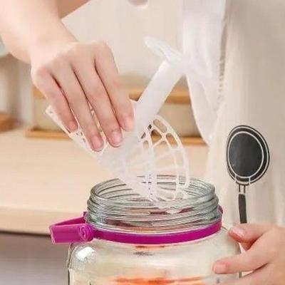 2 ks nástroj na lisování okurek Hmotnost pro fermentační nádobu Fixátor zeleniny Pro zavařování Pomocník při fermentaci Plastové Skleněné Kuchyň Bar Domov