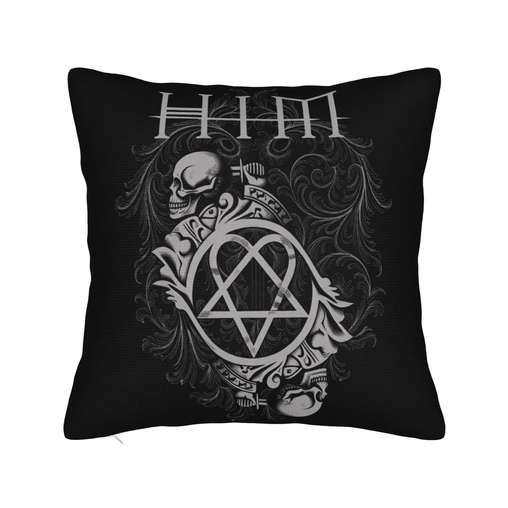 Pillow Cover Him Ville Valo Band Razorblade Romance Funny Pillow Case For Sofa Home Decoration Pillowcases