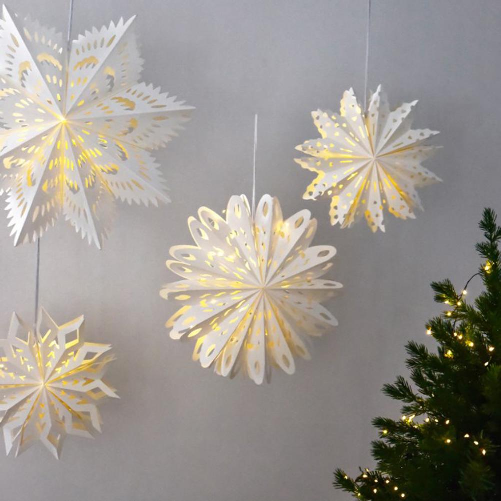 3pcs paper snowflakes Christmas Paper Snowflake origami Ornaments with Various Origami Styles for Holiday Home Party Decoration