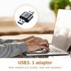 USB 3.1 auf USB 3.1/Typ-C-Adapter Mini Stecker/Buchse Konverter USB3.1 Gen 2 Lade- und Datenübertragungsstecker 10 Gbit/s
