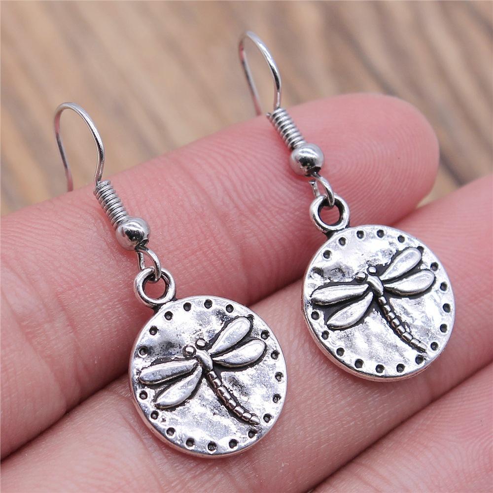 29 Styles New Design Vintage Butterfly & Dragonfly Insect Pendant Drop Earrings For Women Fashion Jewelry Wholesale Factory