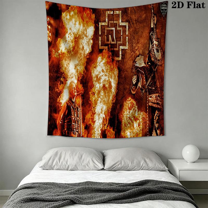 Rammstein Album Cover Mystery Bedding 1 Duvet Cover 2 Pillowcase Without Core Soft And Comfortable Duvet Cover And Pillowcase