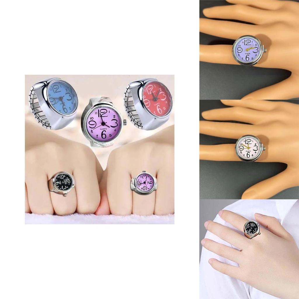 Stylish Couple's Finger Watch With Unique Design Quartz Movement For Trendy Individuals