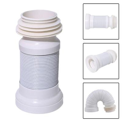 Výsuvná spojka WC mísy, flexibilní PVC odpadní trubka