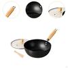 Iron Stir Fry Pan Induction Cooker Kitchen Cookware Household No Coating Nonstick