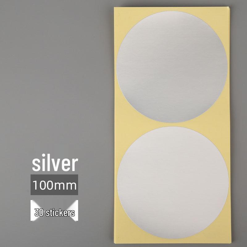 100mm farbige runde Klebeetiketten Aufkleber, handbeschriftbare große Punktaufkleber