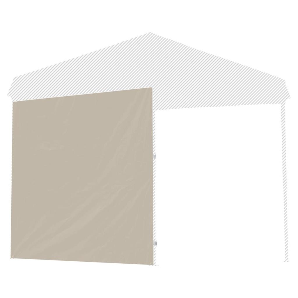 FIELDOOR Tarp Tent Side Sheets, Wall-Mounted, for Steel and Aluminum Tarps [Light Beige] [2.0m Tent Only] [1 Sheet]
