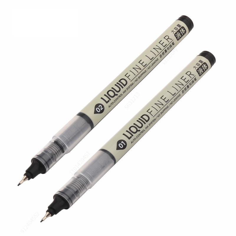 Capacity Quick Dry Waterproof Art Markers Fineliner Brushs Pen Sketch Drawing comics Pigment Line Pens Hand Lettering Supplies