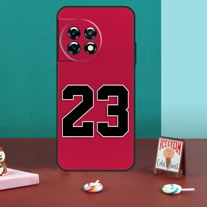 Basketball Number 23 For OnePlus Nord CE 5 2 3 4 Lite N20 N30 Case For OnePlus 15 13 12 11 13T 10T 8T 10R 12R 13R