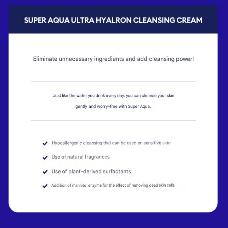 MISSHA Super Aqua Ultra Hyalron Cleansing Cream 200ml