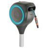 Automatic Hose Reel On Spike RollUp S 15 M - - Blue Border - Automatic Hose Winding