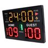 Digital Basketball Scoreboard 11 Digit LED Electronic Multisport Indoor Tabletop for Game Training V