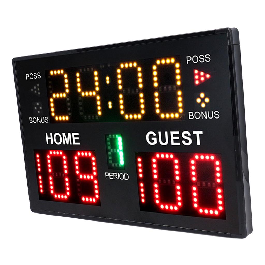 Digital Basketball Scoreboard 11 Digit LED Electronic Multisport Indoor Tabletop for Game Training V