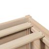 Solid Wood Bed with Headboard 75 x 190 cm Pine