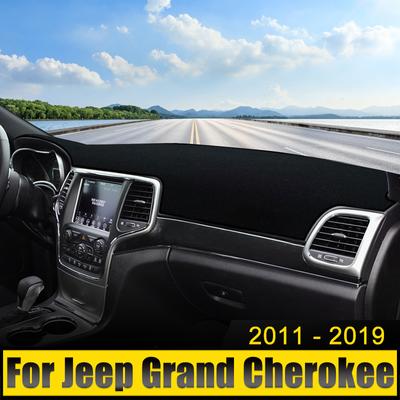 Accessori auto per Jeep Grand Cherokee WK2 2011-2013 2014 2015 2016 2017 2018 2019 2020 Copertura cruscotto Tappetino anti-riflesso